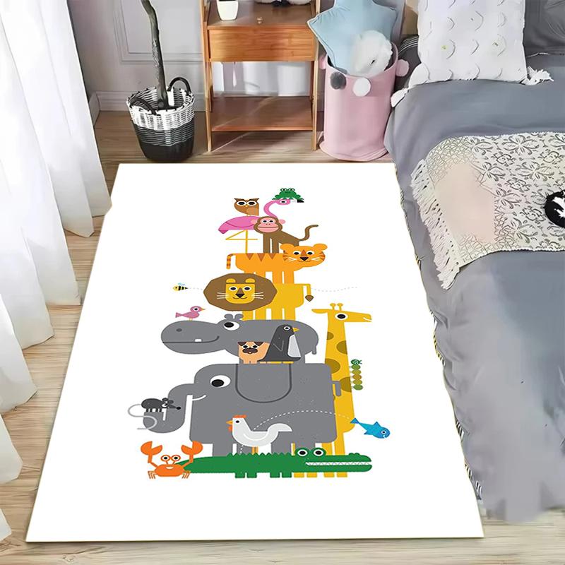 Washable Area Rugs Animals Lions Elephants for Living Room Bedroom Soft Non-Slip Carpet for Kids Room Nursery Cute Decor Nordic 40x60CM
Washable Area Rugs Animals Lions Elephants for Living Room Bedroom Soft Non-Slip Carpet for Kids Room Nursery Cute Decor Nordic 40x60CM
