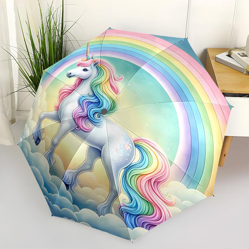 Unicorn, Rainbow- Automatic umbrella,Suitable for Men and Women, Outdoor Accessories, Suitable for Birthdays 0976b
Unicorn, Rainbow- Automatic umbrella,Suitable for Men and Women, Outdoor Accessories, Suitable for Birthdays 0976b