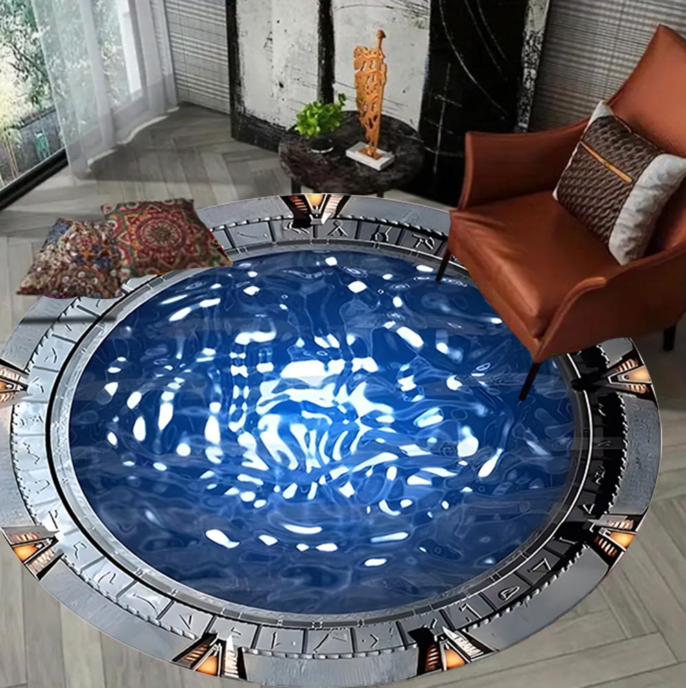Galaxy-Inspired Round Rug Soft Non-Slip Floor Mat for Living Room Bedroom or Nursery Cozy Sci-Fi Themed Decor Rugs Living Room 60cmx60cm
Galaxy-Inspired Round Rug Soft Non-Slip Floor Mat for Living Room Bedroom or Nursery Cozy Sci-Fi Themed Decor Rugs Living Room 60cmx60cm