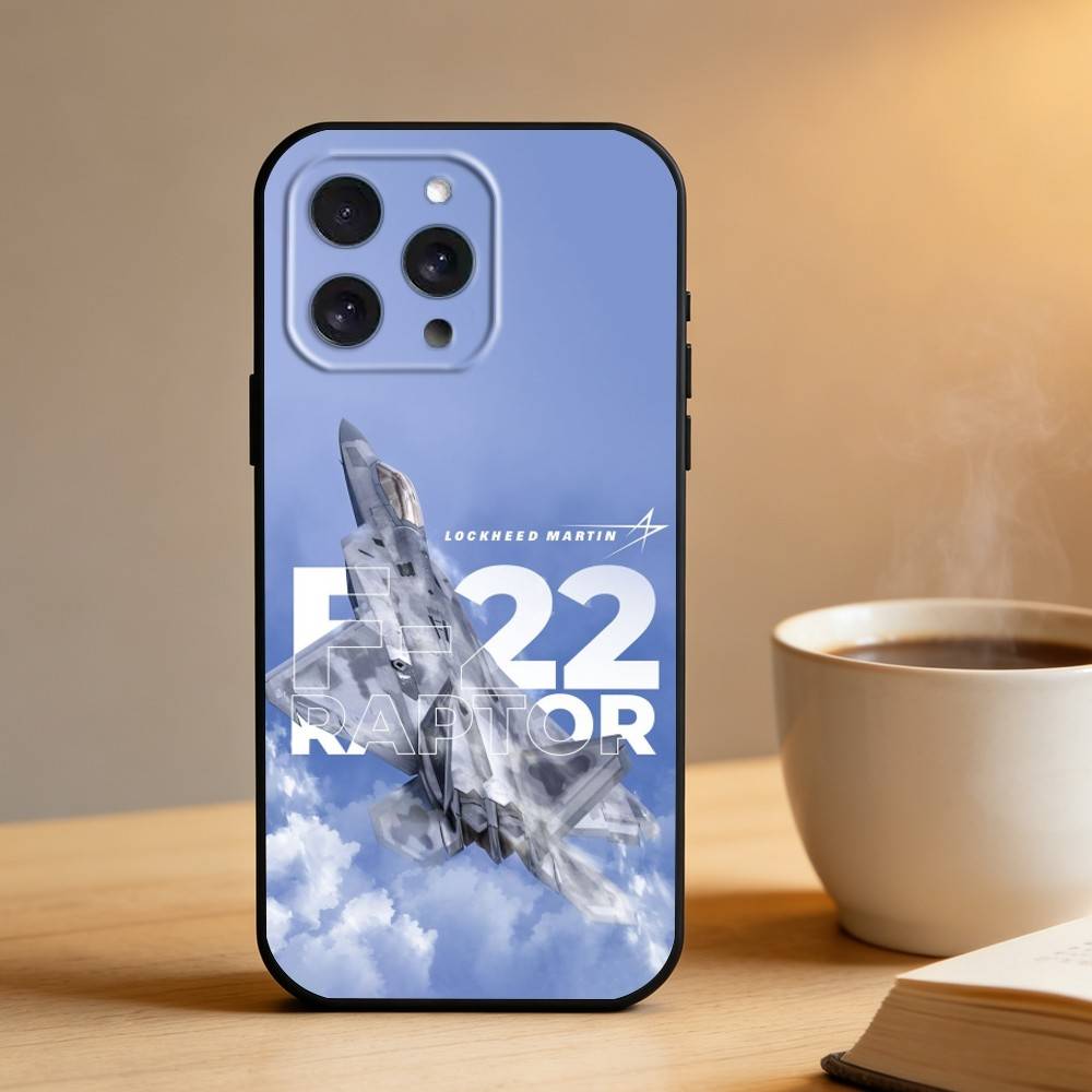 Fighter Plane F-22 Raptor Phone Case For iPhone 17 16 15 14 13 12 Max Plus Silicone Black Cover iPhone14ProMax
Fighter Plane F-22 Raptor Phone Case For iPhone 17 16 15 14 13 12 Max Plus Silicone Black Cover iPhone14ProMax