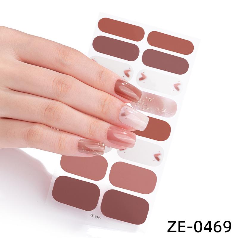 New Japanese style manicure stickers cartoon love green onion powder waterproof nail polish film nail stickers
New Japanese style manicure stickers cartoon love green onion powder waterproof nail polish film nail stickers