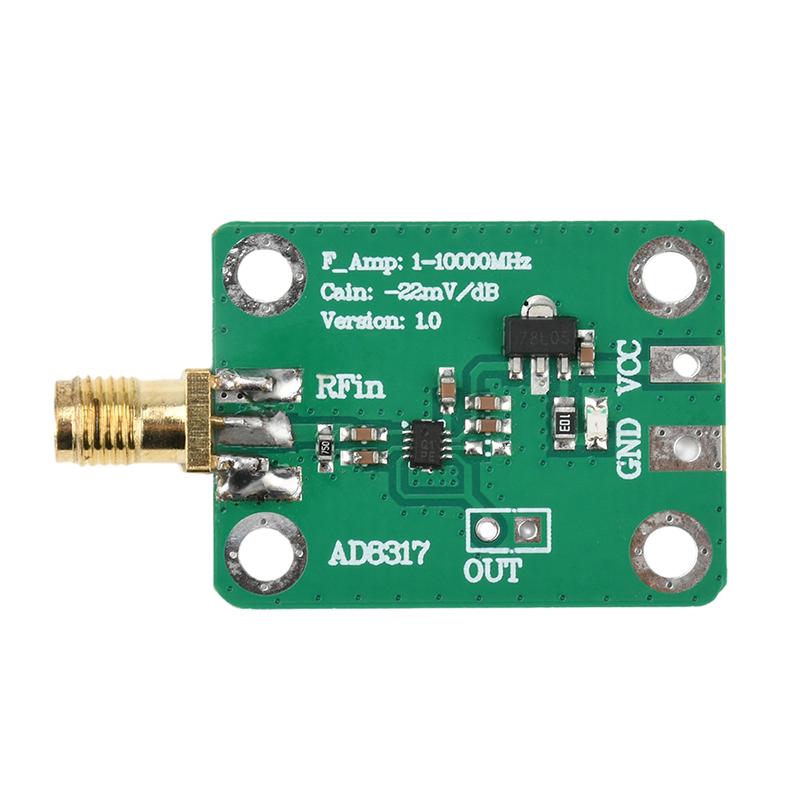1M-10000MHz AD8317 DC 7-15V RF Module Logarithmic Detector Power Meter RF Signal Power Detection
1M-10000MHz AD8317 DC 7-15V RF Module Logarithmic Detector Power Meter RF Signal Power Detection