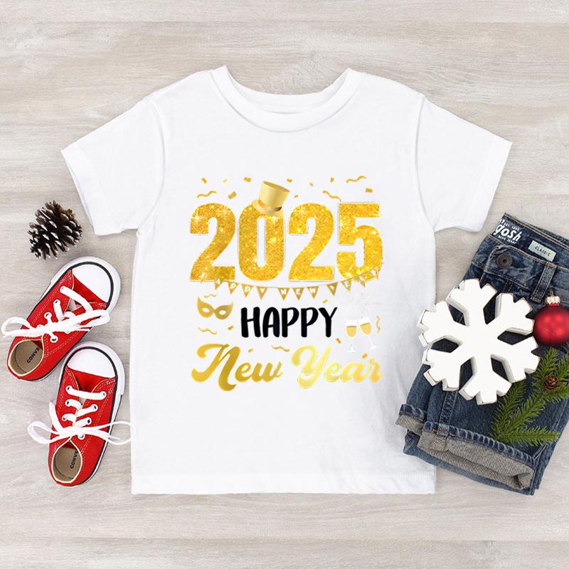 Футболка с коротким рукавом для детей 3-14 лет 2025 года с надписью «С Новым годом», забавный принт с буквами для мальчиков и девочек, праздничная одежда, новогодняя футболка 160
Футболка с коротким рукавом для детей 3-14 лет 2025 года с надписью «С Новым годом», забавный принт с буквами для мальчиков и девочек, праздничная одежда, новогодняя футболка 160