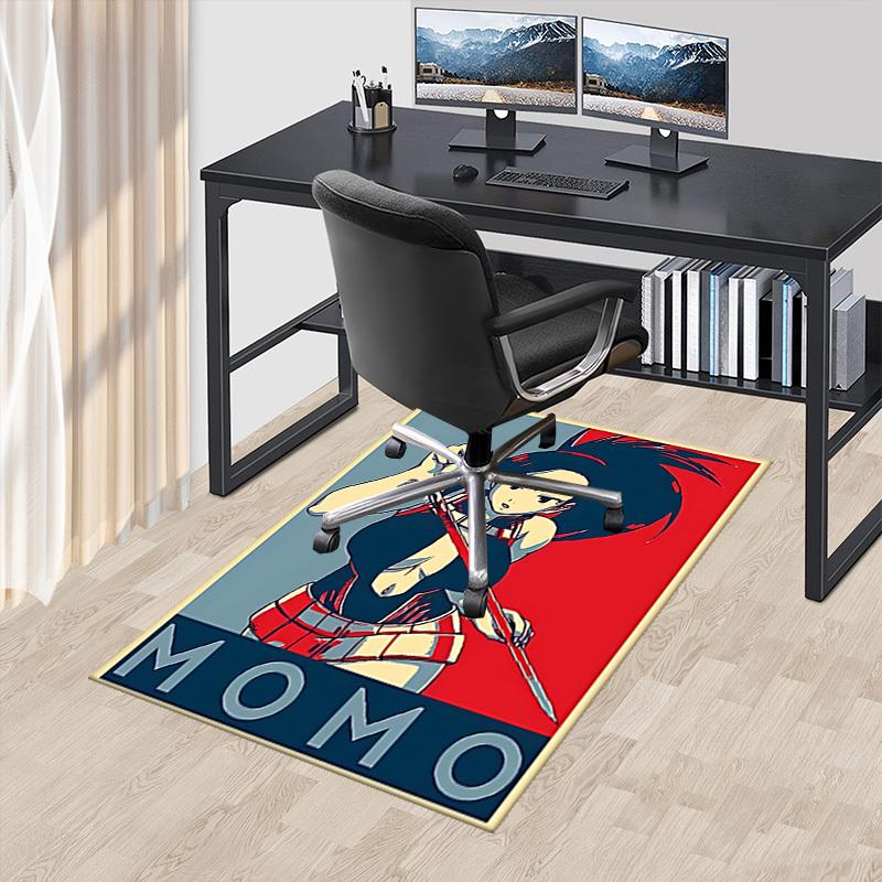 1pc Anime Cartoon Design Office Chair Mat - MOMO Themed Non-Slip Carpet for Home Decor, Suitable for All Seasons.T011 60cm by 90cm
1pc Anime Cartoon Design Office Chair Mat - MOMO Themed Non-Slip Carpet for Home Decor, Suitable for All Seasons.T011 60cm by 90cm