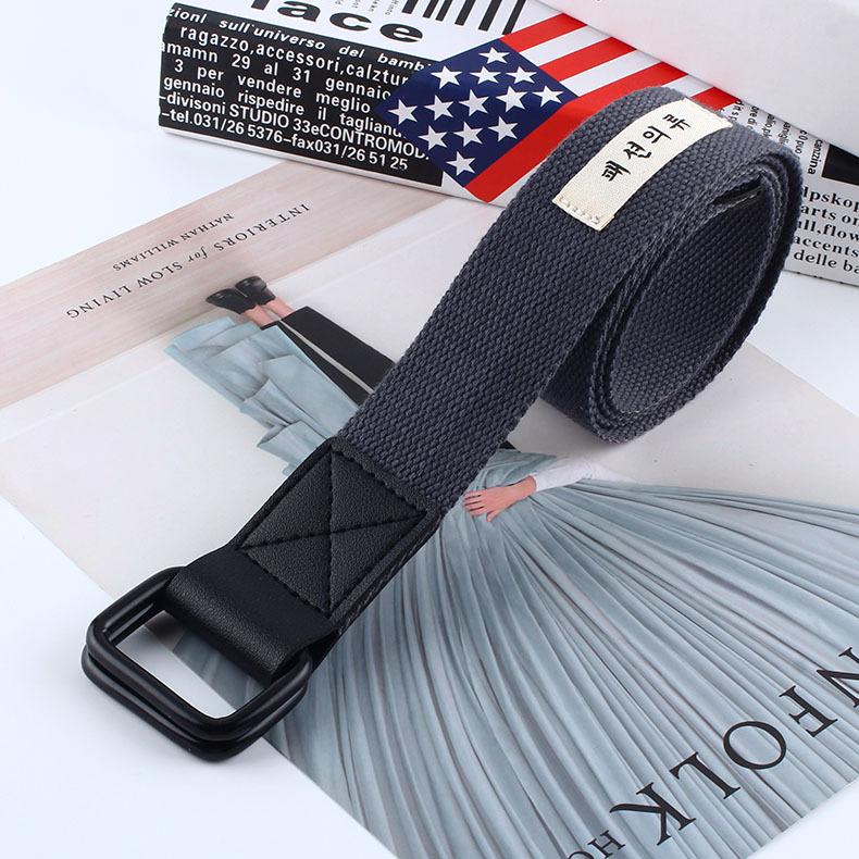 Simple Casual Canvas Belt Unisex Double Ring Buckle Belt Extended Belt For Young Students 110cm серый
Simple Casual Canvas Belt Unisex Double Ring Buckle Belt Extended Belt For Young Students 110cm серый