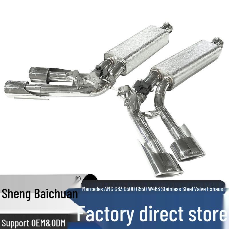 Stainless Steel Exhaust Valve Muffler for Mercedes AMG G63/G500/G550 W463 5.5TT Modified Exhaust Pipe
Stainless Steel Exhaust Valve Muffler for Mercedes AMG G63/G500/G550 W463 5.5TT Modified Exhaust Pipe