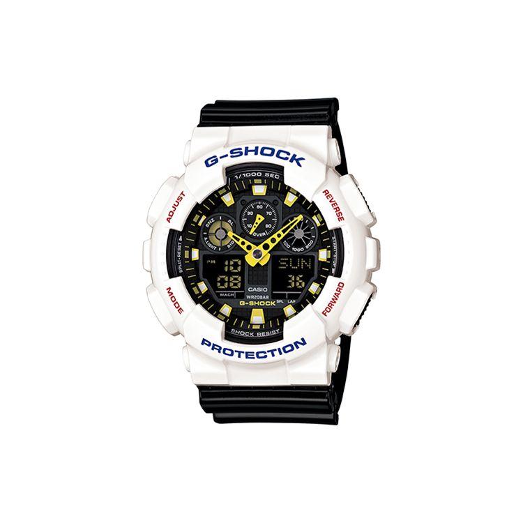 Casio G-Shock Dual Display Series Fashion Classic Automatic LED Lighting Sports Waterproof Shockproof Anti-Magnetic Quartz Movement GA-100CS-7 Black Dial
Casio G-Shock Dual Display Series Fashion Classic Automatic LED Lighting Sports Waterproof Shockproof Anti-Magnetic Quartz Movement GA-100CS-7 Black Dial
