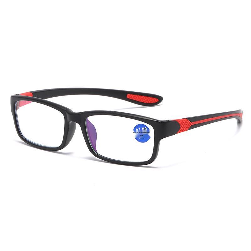 Two-Tone Color-Changing Anti-Blue Light Reading Glasses with Ultra-Light Frame in Black & Red +2.00
Two-Tone Color-Changing Anti-Blue Light Reading Glasses with Ultra-Light Frame in Black & Red +2.00