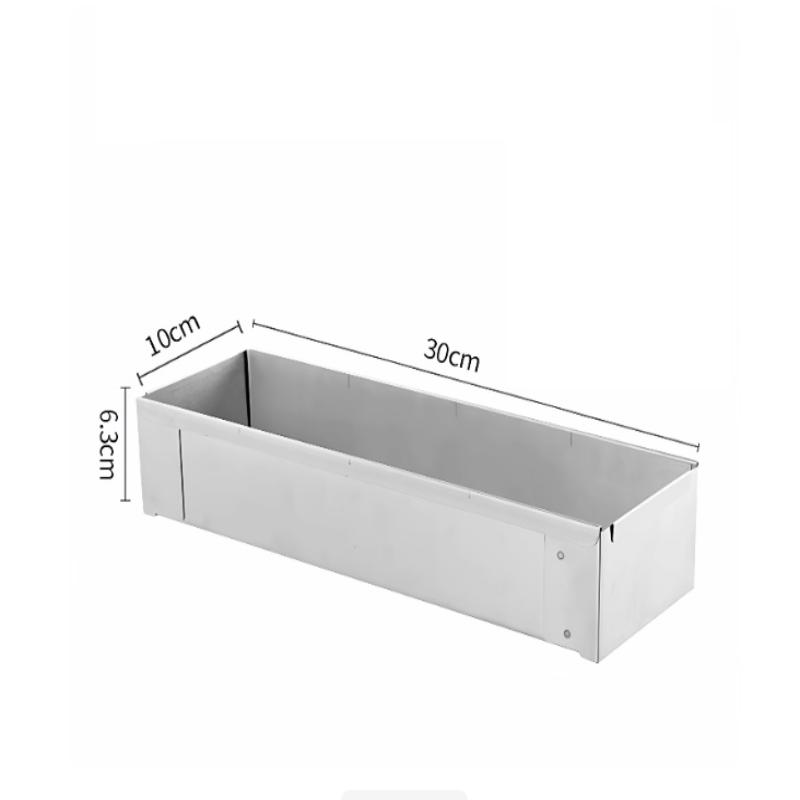 Non-Slip Stainless Steel Long Cake Mold Bakingtray Anti-Scratch Rectangular Tiramisu Cake Base Dly Kitchen Cooking Tool S
Non-Slip Stainless Steel Long Cake Mold Bakingtray Anti-Scratch Rectangular Tiramisu Cake Base Dly Kitchen Cooking Tool S