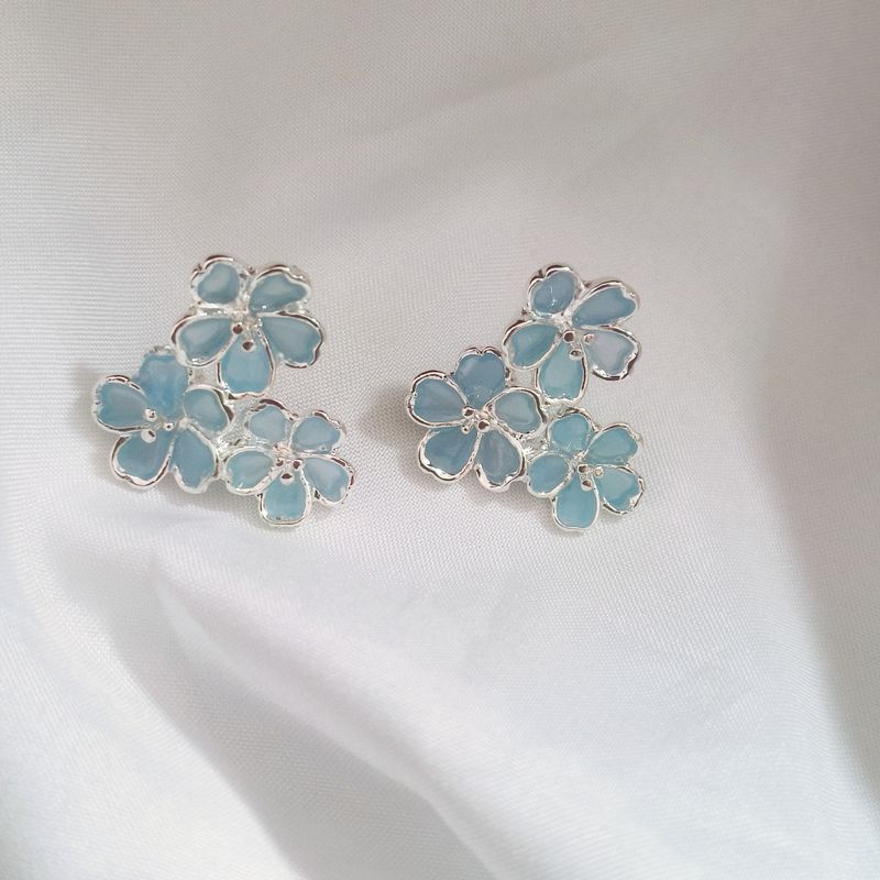 Ktlt/Super Fairy Sweet Elegant Flower Earrings Special-Interest Design Fancy Fashion Ear Studs Sweet Flowers Earrings Blue Flowers
Ktlt/Super Fairy Sweet Elegant Flower Earrings Special-Interest Design Fancy Fashion Ear Studs Sweet Flowers Earrings Blue Flowers