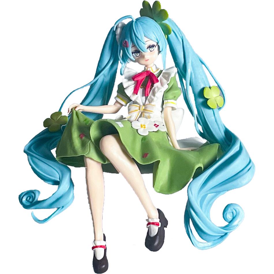 COLLECTOR S EDITION! Anime Figure Hatsune Miku Noodle Stopper Lucky Grass Fairy Action Figure PVC Collection Model Ornament Toys
COLLECTOR S EDITION! Anime Figure Hatsune Miku Noodle Stopper Lucky Grass Fairy Action Figure PVC Collection Model Ornament Toys
