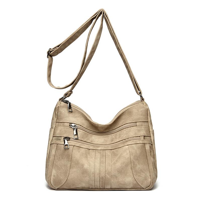 Single-shoulder Bag - Women s Retro Multi-pocket Handbag for Carrying or Slinging, Casual Bag світлого кольору хакі
Single-shoulder Bag - Women s Retro Multi-pocket Handbag for Carrying or Slinging, Casual Bag світлого кольору хакі