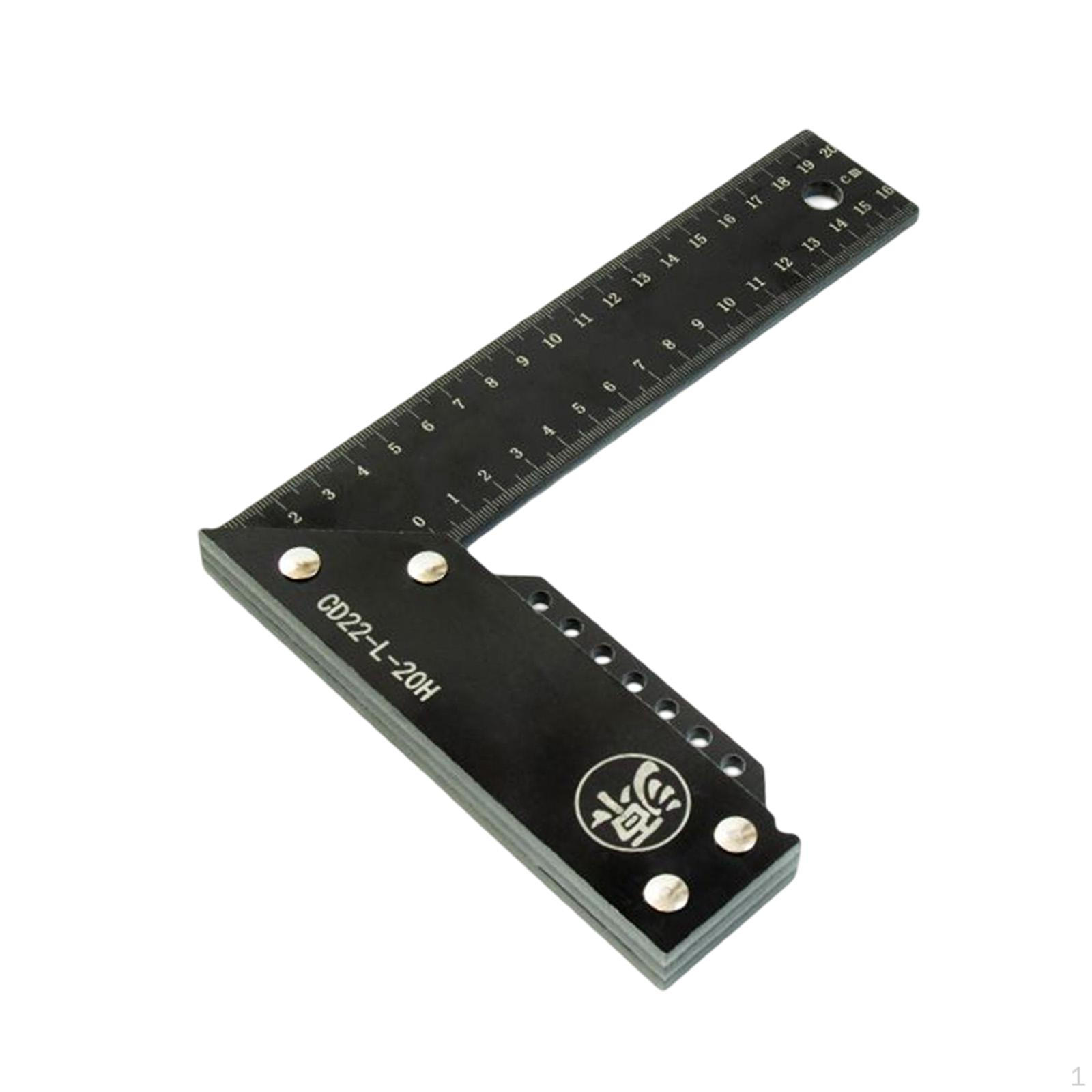 Carpenter Square L Shaped Ruler Measurement Layout Tool for Engineers Woodworking
Carpenter Square L Shaped Ruler Measurement Layout Tool for Engineers Woodworking