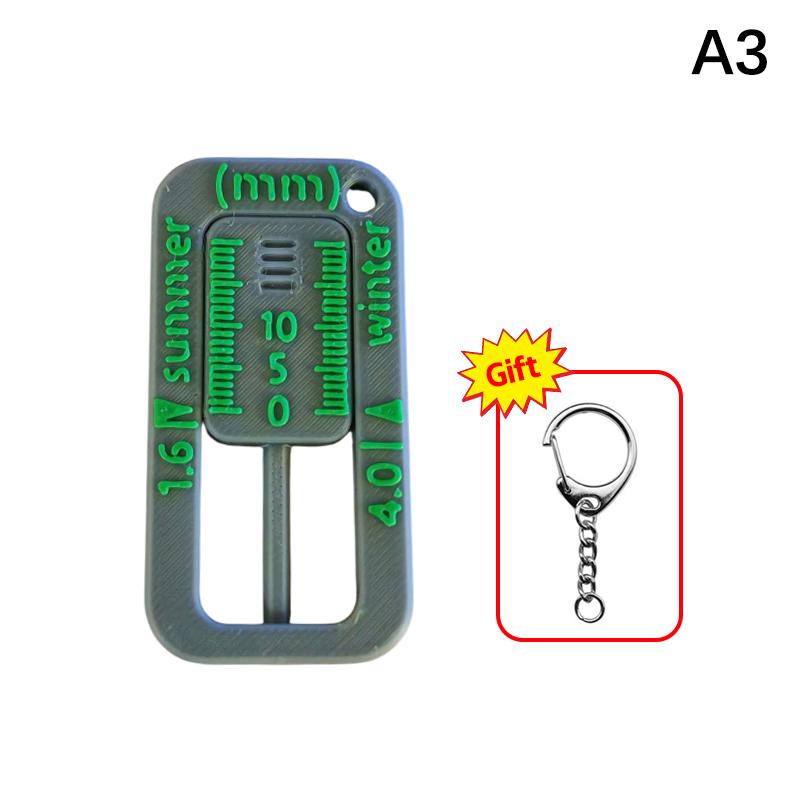 Tire Tread Depth Gauge Keychain Portable Measurer Car Tire Safety Check Universal Essential For Road Trips And Car Maintenance as the picture
Tire Tread Depth Gauge Keychain Portable Measurer Car Tire Safety Check Universal Essential For Road Trips And Car Maintenance as the picture