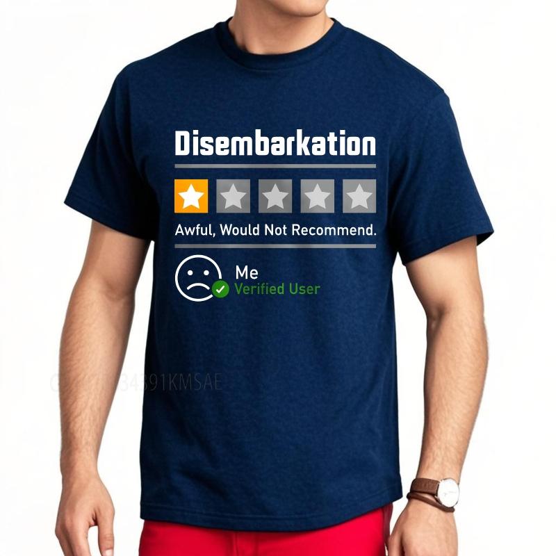 Oversized summer For men tshirt Disembarkation One Star Review Awful Would Not Recommend Me Verified User Short Sleeve Solid 4XL
Oversized summer For men tshirt Disembarkation One Star Review Awful Would Not Recommend Me Verified User Short Sleeve Solid 4XL