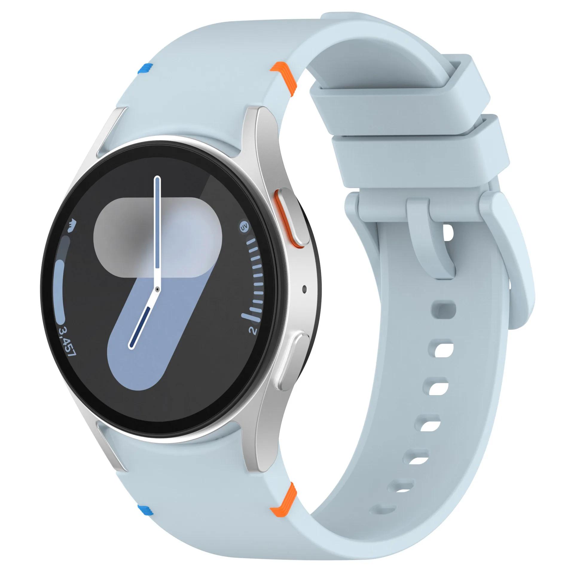 М який силіконовий ремінець для Samsung Galaxy Watch 4 5 6 7 44мм 40мм/6 Classic 4мм 43мм Браслет для зап ястя Watch 5 Pro 45мм/4 Classic 46мм 42мм Galaxy 5 44mm 40mm світло-синій колір
М який силіконовий ремінець для Samsung Galaxy Watch 4 5 6 7 44мм 40мм/6 Classic 4мм 43мм Браслет для зап ястя Watch 5 Pro 45мм/4 Classic 46мм 42мм Galaxy 5 44mm 40mm світло-синій колір