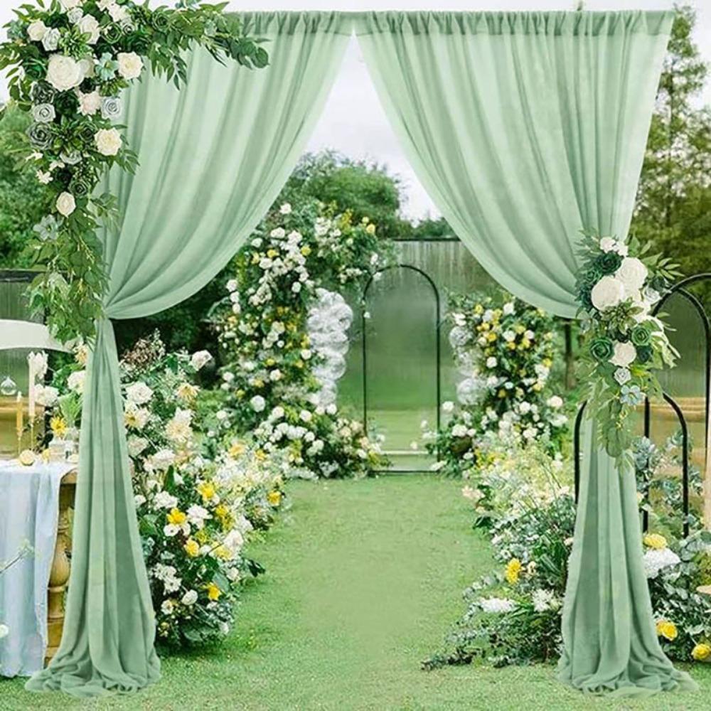 Chiffon Wedding Arch Drapes 150x215CM Photography Backgrounds Backdrop Curtain Wedding Party Decor
Chiffon Wedding Arch Drapes 150x215CM Photography Backgrounds Backdrop Curtain Wedding Party Decor
