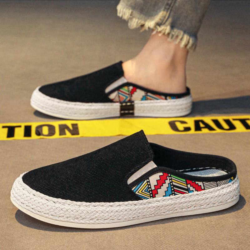 Platform Men’s Mules Open Back Slip On Loafers, Wide Toe Casual Half Shoes Summer Office Slide Sandals Flat Sneakers for Men 39
Platform Men’s Mules Open Back Slip On Loafers, Wide Toe Casual Half Shoes Summer Office Slide Sandals Flat Sneakers for Men 39