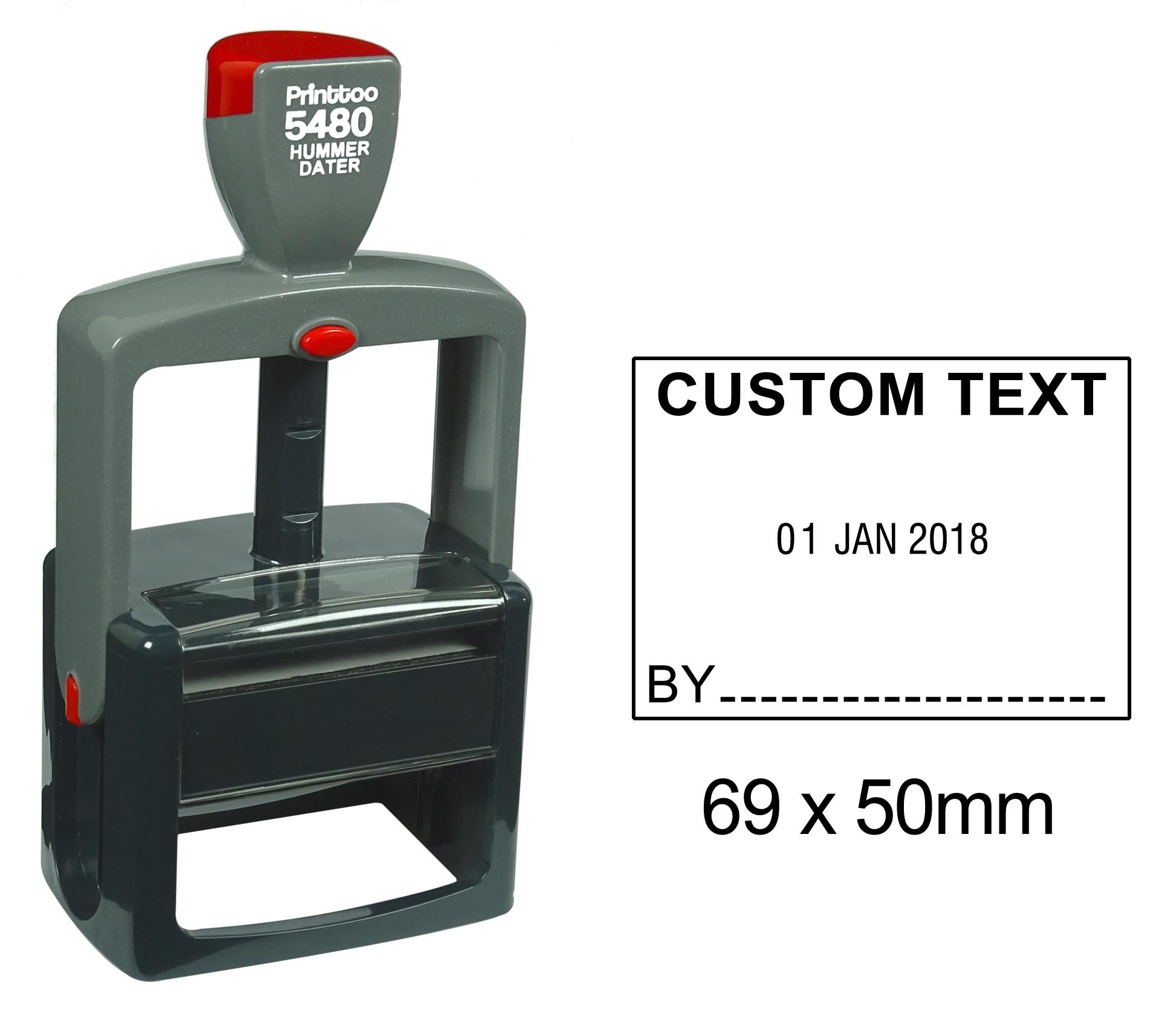 Printtoo Office Stationery Heavy Duty Dater Stamp With A Line Of Custom Text Self Inking Date Rubber 69 mm x 50 mm чёрный
Printtoo Office Stationery Heavy Duty Dater Stamp With A Line Of Custom Text Self Inking Date Rubber 69 mm x 50 mm чёрный