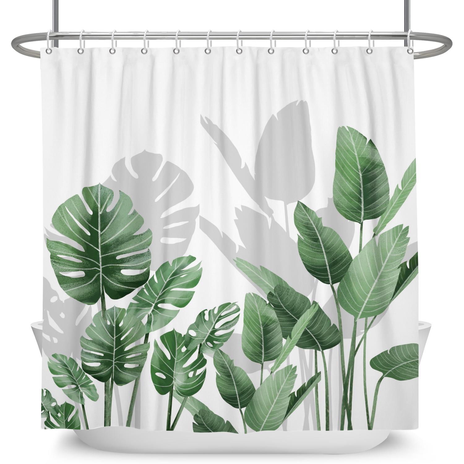 Watercolor Floral Shower Curtain Waterproof Easy To Clean Privacy Protection Print Botanical Design Elegant Bathroom Decor W60H190(CM)-1 Pcs
Watercolor Floral Shower Curtain Waterproof Easy To Clean Privacy Protection Print Botanical Design Elegant Bathroom Decor W60H190(CM)-1 Pcs