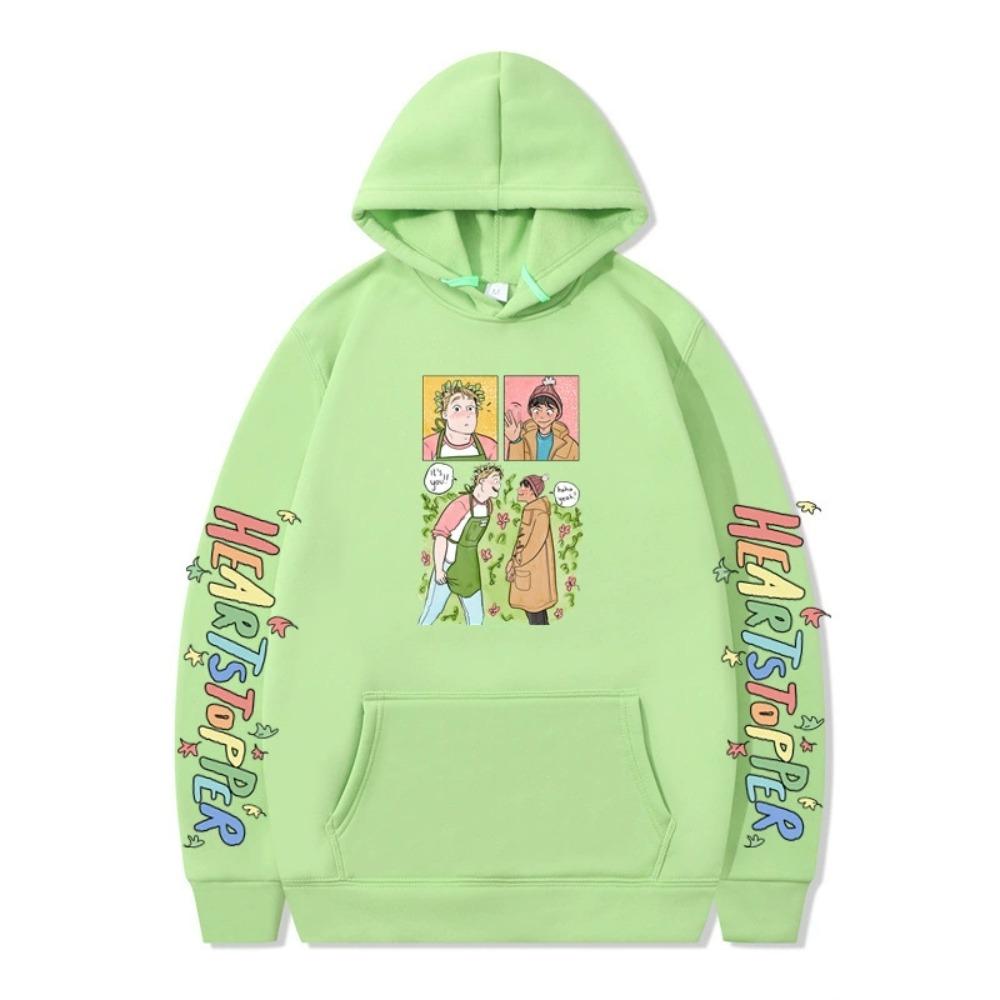 Unisex Heartstopper Hoodie Nick and Charlie Sweatshirt Graphic Printed Streetwear Hoodies for Couples Men Women XXS світло-зелений колір
Unisex Heartstopper Hoodie Nick and Charlie Sweatshirt Graphic Printed Streetwear Hoodies for Couples Men Women XXS світло-зелений колір