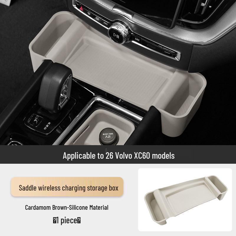 Wireless Charging Pad Storage Organizer for Volvo XC90, S90, XC60 Gear Shift Console.
Wireless Charging Pad Storage Organizer for Volvo XC90, S90, XC60 Gear Shift Console.