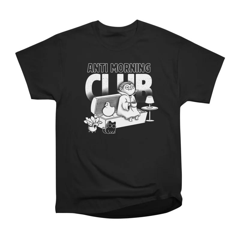 Men Casual Shirts Short Sleeves ANTI MORNING CLUB Tees Oversized T-shirts S чёрный
Men Casual Shirts Short Sleeves ANTI MORNING CLUB Tees Oversized T-shirts S чёрный