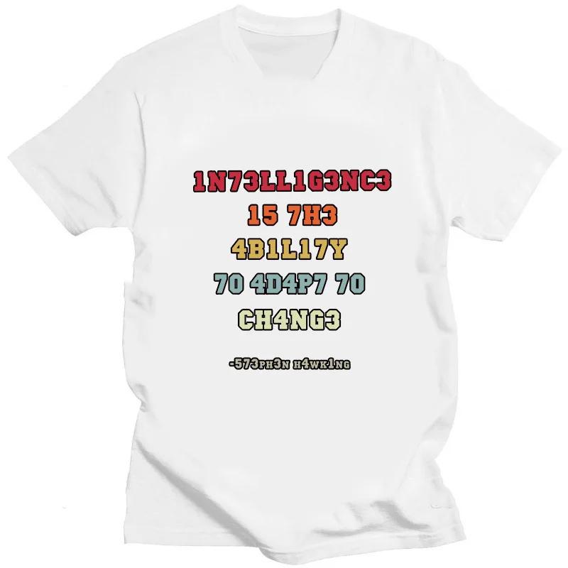 Креативные футболки унисекс, забавные топы Geek, интеллект — это способность адаптироваться к изменению, футболка с принтом букв, футболка унисекс 42327 4XL
Креативные футболки унисекс, забавные топы Geek, интеллект — это способность адаптироваться к изменению, футболка с принтом букв, футболка унисекс 42327 4XL