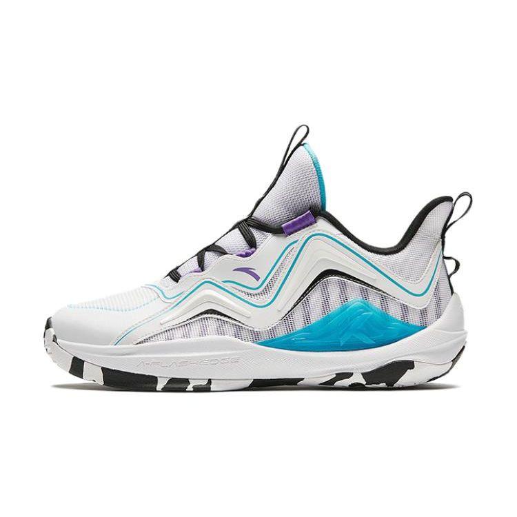 Anta Kids Round Toe Lace-Up Shock Absorbing Wear-Resistant Low-Top Basketball Shoes Kids Sneakers White Purple Blue A312341106-4 39
Anta Kids Round Toe Lace-Up Shock Absorbing Wear-Resistant Low-Top Basketball Shoes Kids Sneakers White Purple Blue A312341106-4 39