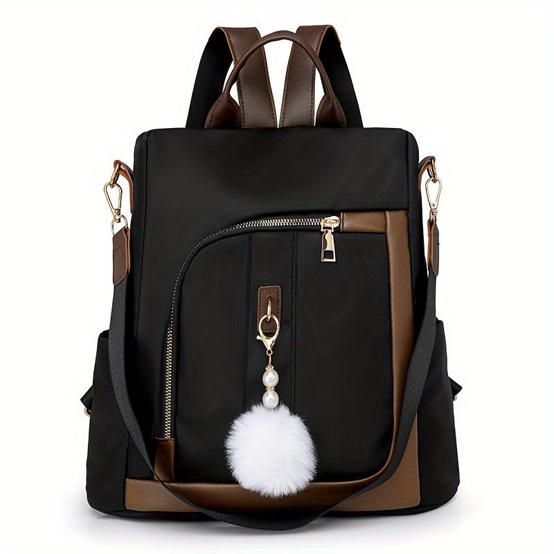 Luxury Women s Fashi Backpacks Waterproof Nyl Bag Large Capacity Daily Travel Backpack With Plush Pendant чорний
Luxury Women s Fashi Backpacks Waterproof Nyl Bag Large Capacity Daily Travel Backpack With Plush Pendant чорний