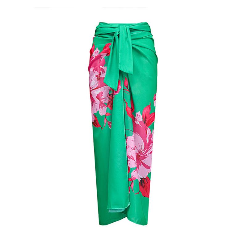 Floral Print Tie-Up Vacation Midi Skirt - Cross-border Style 22067022 One Size зелений
Floral Print Tie-Up Vacation Midi Skirt - Cross-border Style 22067022 One Size зелений