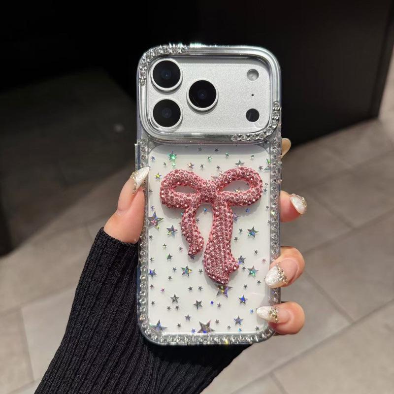 Apple iPhone 16 Pro Max Laser Star Rhinestone Case with Bow for 13/14/15 Pro Models iPhone 13/14
Apple iPhone 16 Pro Max Laser Star Rhinestone Case with Bow for 13/14/15 Pro Models iPhone 13/14