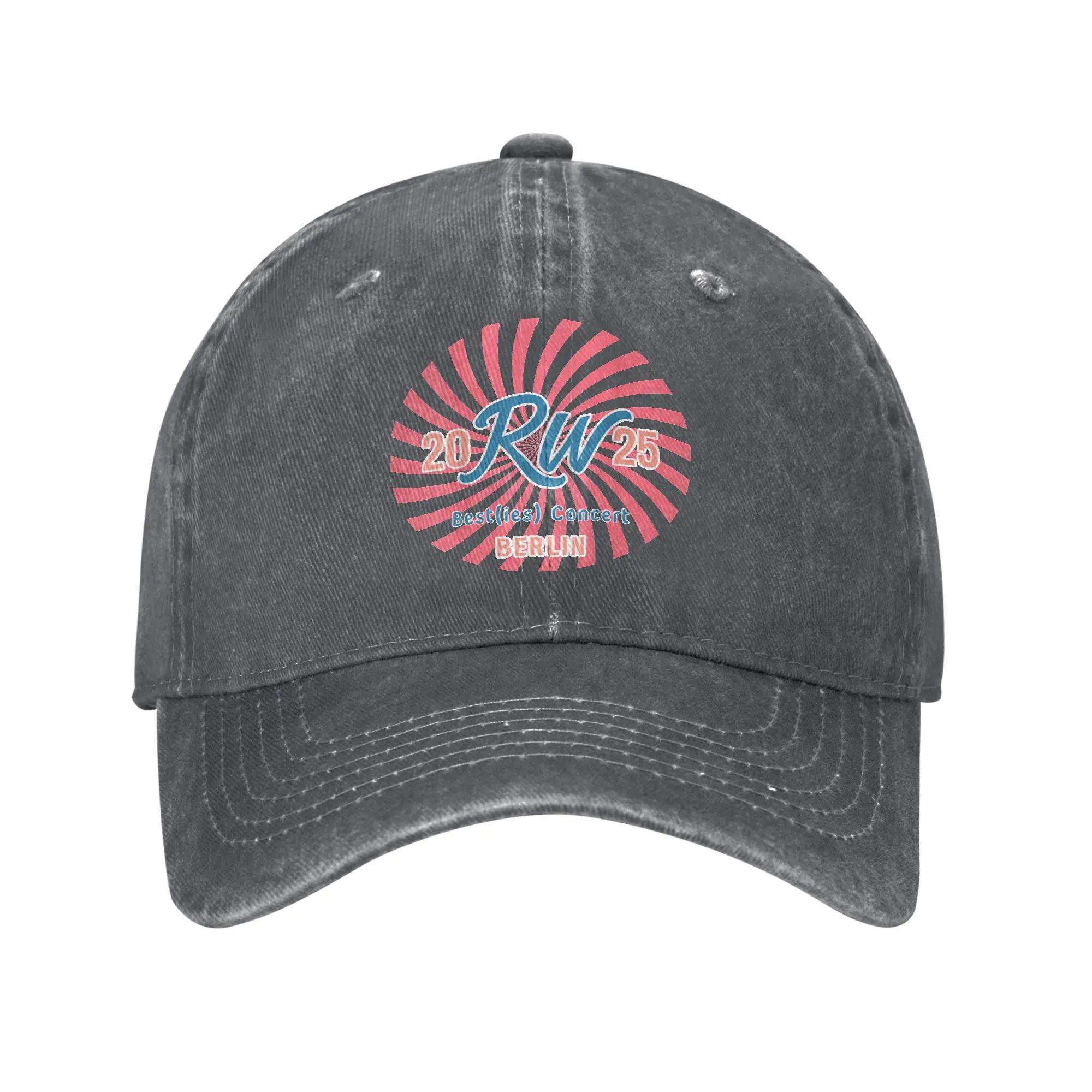 Robbie Williams RW 2025 Tour Besties Unisex Women Baseball Caps Concert Berlin Distressed Denim Hats Outdoor Adjustable Snapback Adjustable
Robbie Williams RW 2025 Tour Besties Unisex Women Baseball Caps Concert Berlin Distressed Denim Hats Outdoor Adjustable Snapback Adjustable