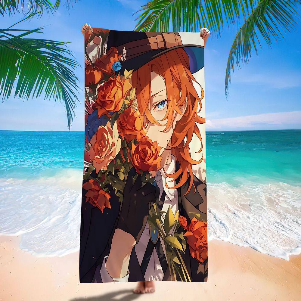 cute Anime Bungo Stray Dogs Microfiber Blanket Quick Drying Beach Towels Oversized Printing Super Absorbent Pool Towel Blanket W30*H60(CM)
cute Anime Bungo Stray Dogs Microfiber Blanket Quick Drying Beach Towels Oversized Printing Super Absorbent Pool Towel Blanket W30*H60(CM)