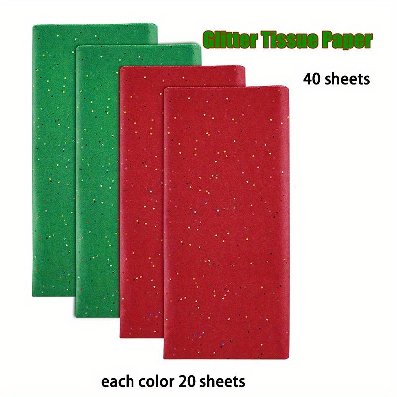 40 Sheets Glitter Tissue Paper for Packaging Green Red Tissue Paper for Christmas Gift Wrapping Bouquet Packaging Craft Paper for Party Supplies 40 Sheets
40 Sheets Glitter Tissue Paper for Packaging Green Red Tissue Paper for Christmas Gift Wrapping Bouquet Packaging Craft Paper for Party Supplies 40 Sheets