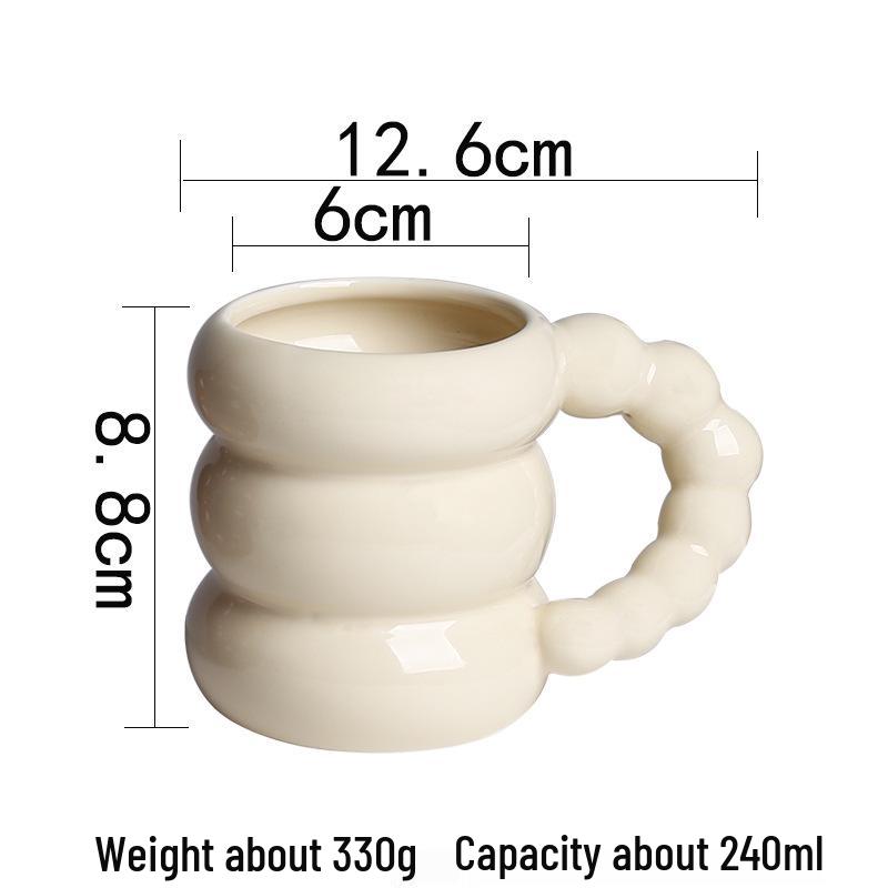 Korean Style French Ceramic Coffee & Milk Cup Set 240ml
Korean Style French Ceramic Coffee & Milk Cup Set 240ml