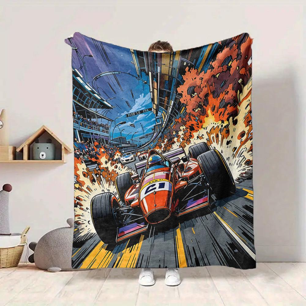 1pc Racing Storm Lightweight Flannel Blanket, Comfortable and Warm Blanket, for Office and Camping Sofa Bed, Livingroom056 130cmx150cm
1pc Racing Storm Lightweight Flannel Blanket, Comfortable and Warm Blanket, for Office and Camping Sofa Bed, Livingroom056 130cmx150cm