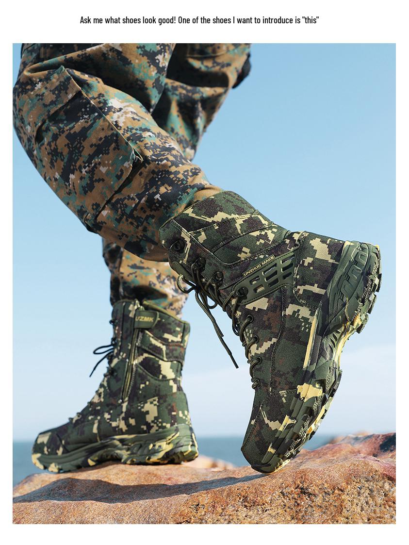 Men s Camouflage Desert Non-slip Hiking & Tactical Mid-top Boots for Outdoor and Mountaineering. 43
Men s Camouflage Desert Non-slip Hiking & Tactical Mid-top Boots for Outdoor and Mountaineering. 43