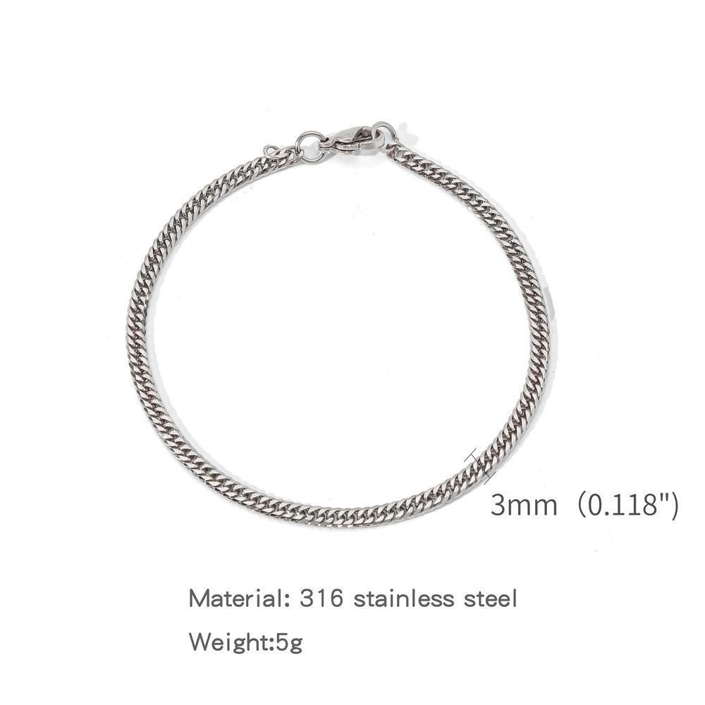 Starry3-9mm Chunky Miami Curb Chain Bracelet for Men, Stainless Steel Cuban Link Chain Wristband Classic Punk Heavy Male Jewelry 18cm
Starry3-9mm Chunky Miami Curb Chain Bracelet for Men, Stainless Steel Cuban Link Chain Wristband Classic Punk Heavy Male Jewelry 18cm