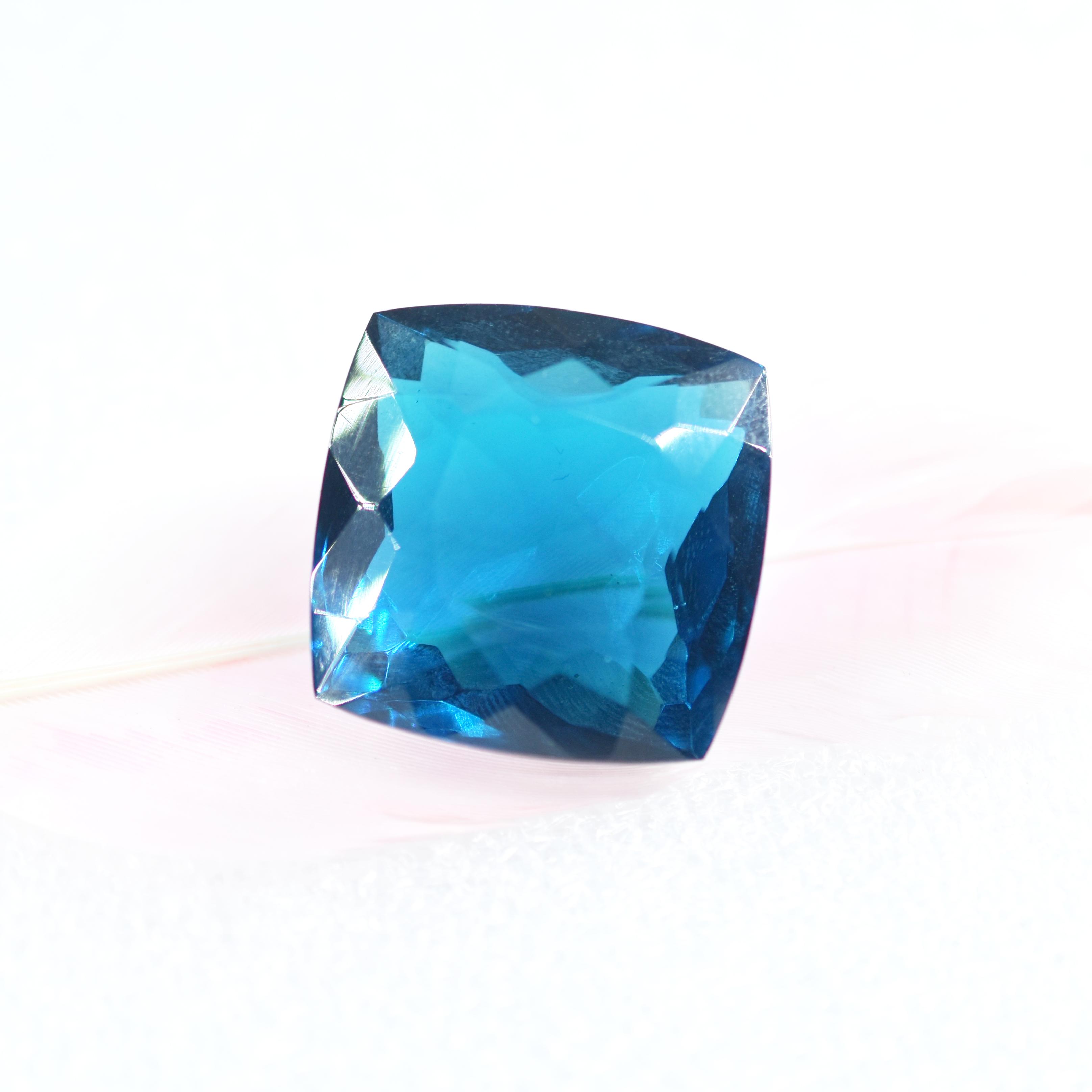CERTIFIED Square Cushion Cut 42 Ct Natural Blue Topaz Loose Gemstone for Jewelry 23 mm approx. синій
CERTIFIED Square Cushion Cut 42 Ct Natural Blue Topaz Loose Gemstone for Jewelry 23 mm approx. синій