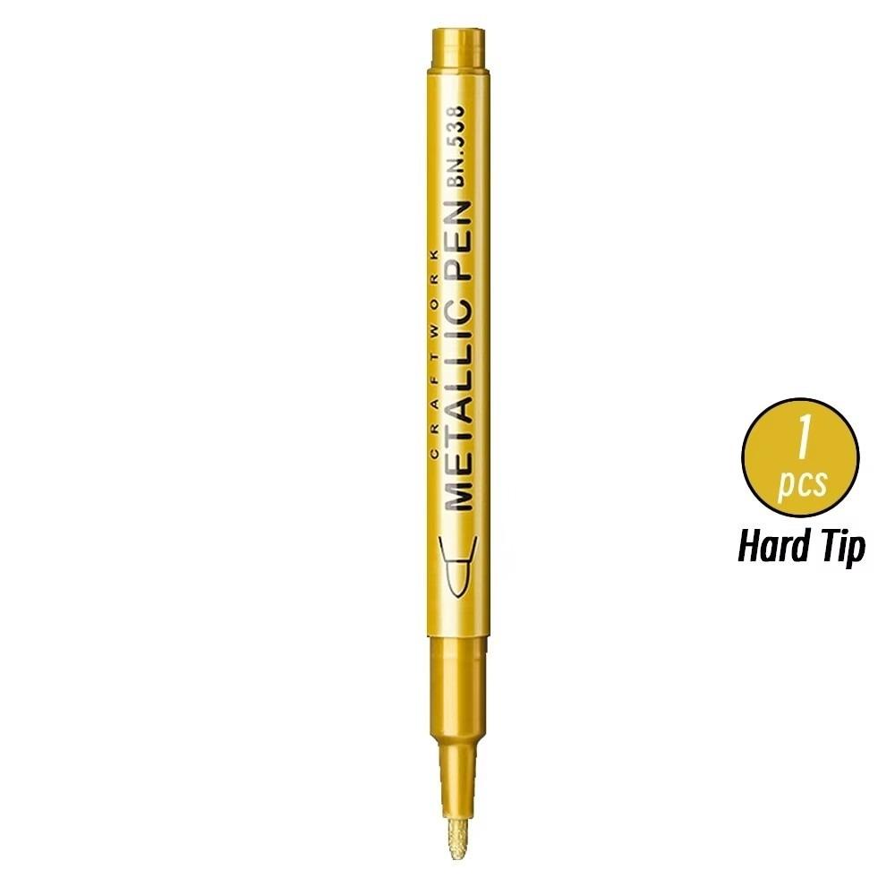 Portable Metallic Color Craft Pen Hard Soft Drawing Pen Signature Pens Multifunctional Permanent Metallic Brush Paint Markers
Portable Metallic Color Craft Pen Hard Soft Drawing Pen Signature Pens Multifunctional Permanent Metallic Brush Paint Markers