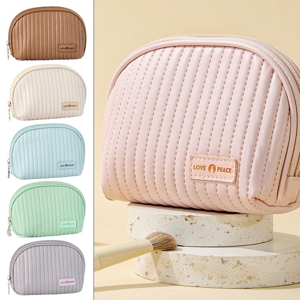 Half Round Makeup Bag PU Storage Bags Fashion Storage Pouch Beauty Accessories Gift Style 2 зелений
Half Round Makeup Bag PU Storage Bags Fashion Storage Pouch Beauty Accessories Gift Style 2 зелений