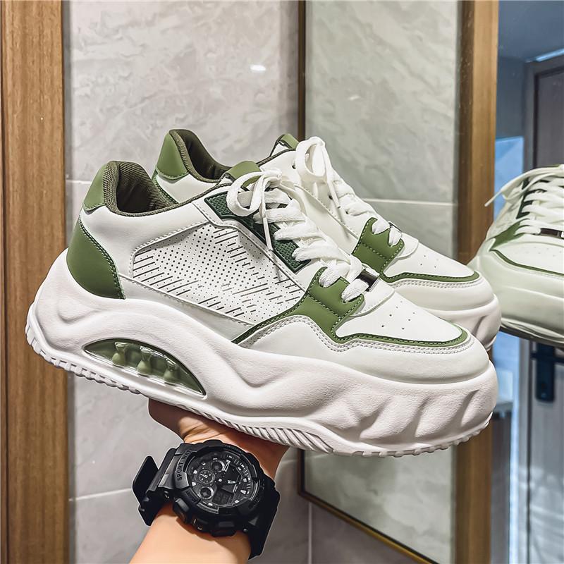 Бордовые туфли мужские осенне-зимние новые спортивные и повседневные туфли модная обувь универсальные пары на высокой платформе белые туфли прилив 39