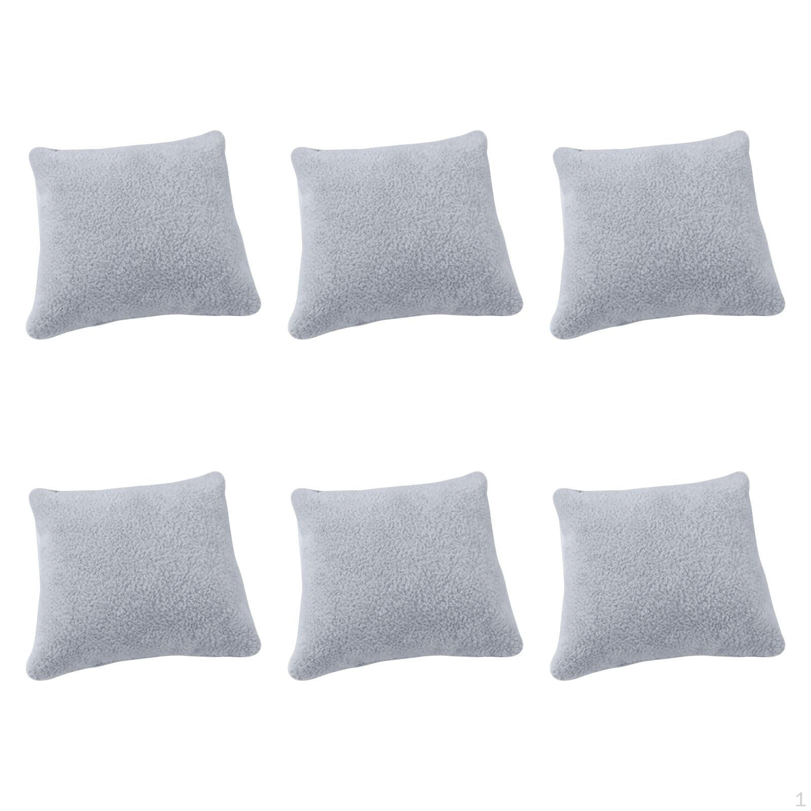 6 шт. Подушки для часов, браслет, подушка, наручные часы, презентация для взрослых, для демонстрации ювелирных изделий на браслетах Ice Velvet
6 шт. Подушки для часов, браслет, подушка, наручные часы, презентация для взрослых, для демонстрации ювелирных изделий на браслетах Ice Velvet