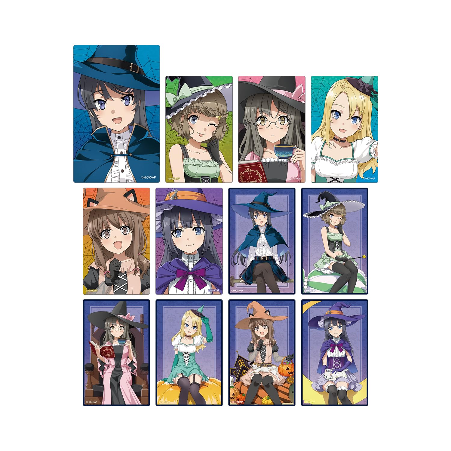 Rascal Does Not Dream of Bunny Girl Senpai Original Illustration Halloween 2023 Trading Card Stickers Box of 12 ver.
Rascal Does Not Dream of Bunny Girl Senpai Original Illustration Halloween 2023 Trading Card Stickers Box of 12 ver.
