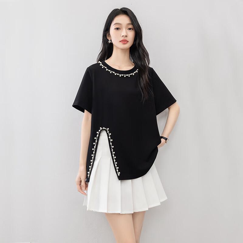 Women s Slit Design Short-Sleeve T-Shirt M
Women s Slit Design Short-Sleeve T-Shirt M