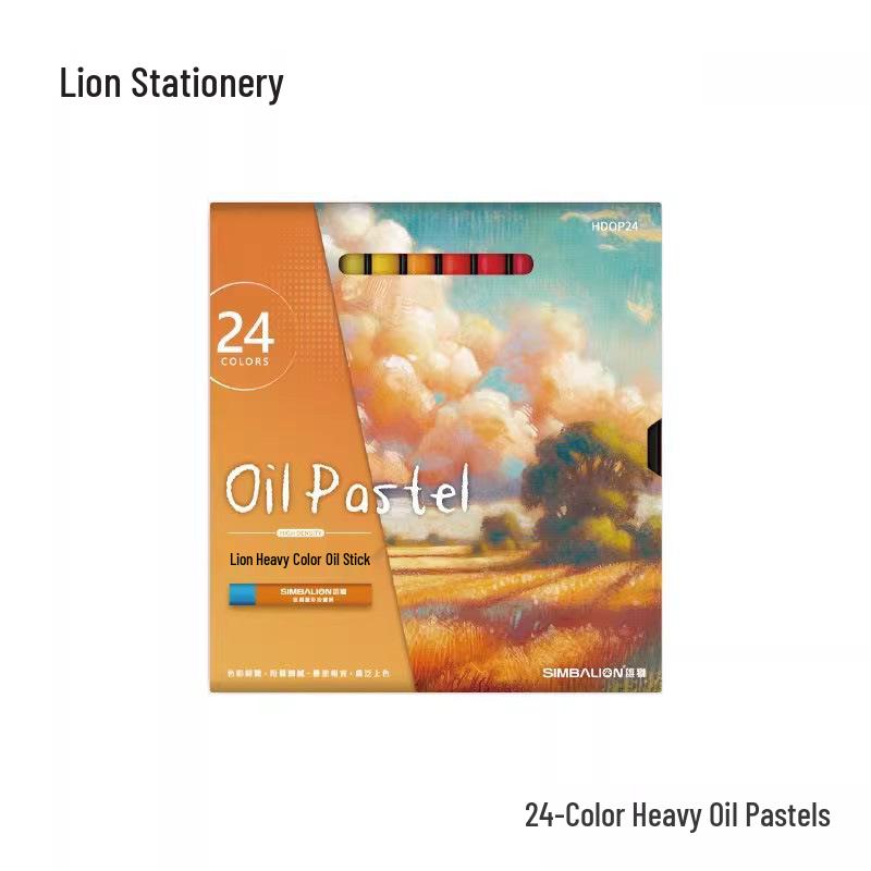 Lion Heavy Color Oil Pastels - 24/36 Colors, Second Gen, Thickened for Students & Children
Lion Heavy Color Oil Pastels - 24/36 Colors, Second Gen, Thickened for Students & Children