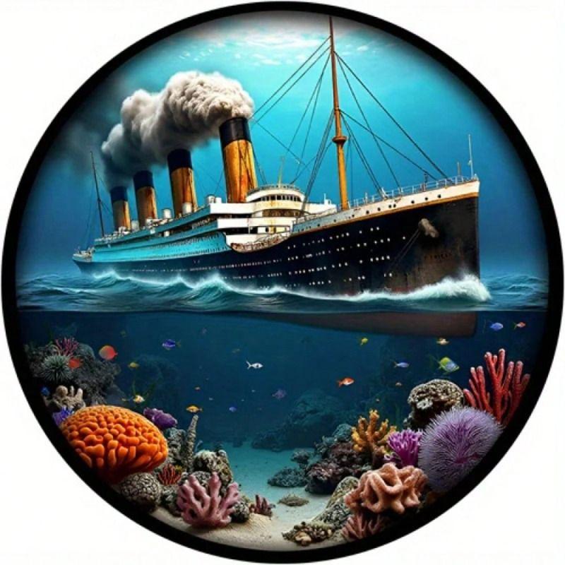 Metal Poster Wall Decor Titanic Round Nautical Vintage for Bar
Metal Poster Wall Decor Titanic Round Nautical Vintage for Bar