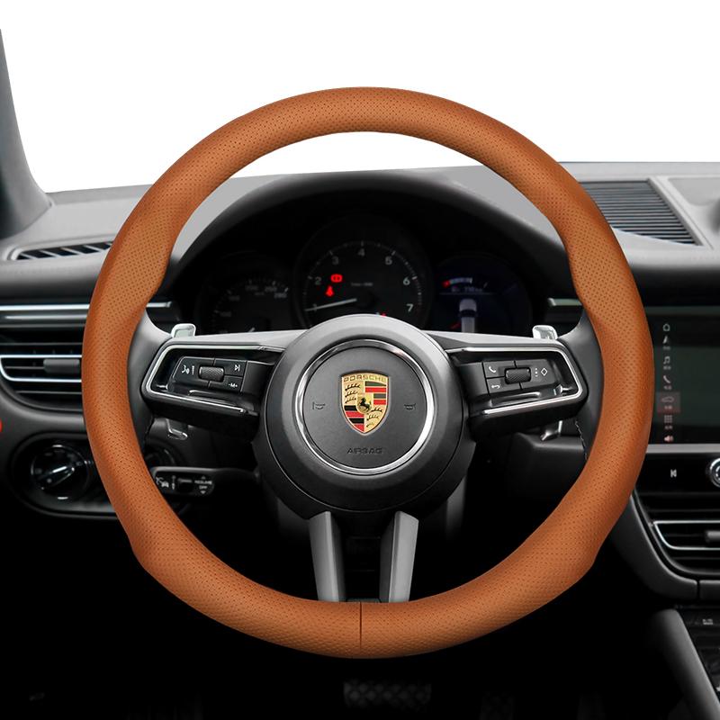 For Porsche Steering Wheel Cover Ultra - Thin Micro Fiber Leather Breathable Cayenne Macan Panamera Taycan 718 911
For Porsche Steering Wheel Cover Ultra - Thin Micro Fiber Leather Breathable Cayenne Macan Panamera Taycan 718 911
