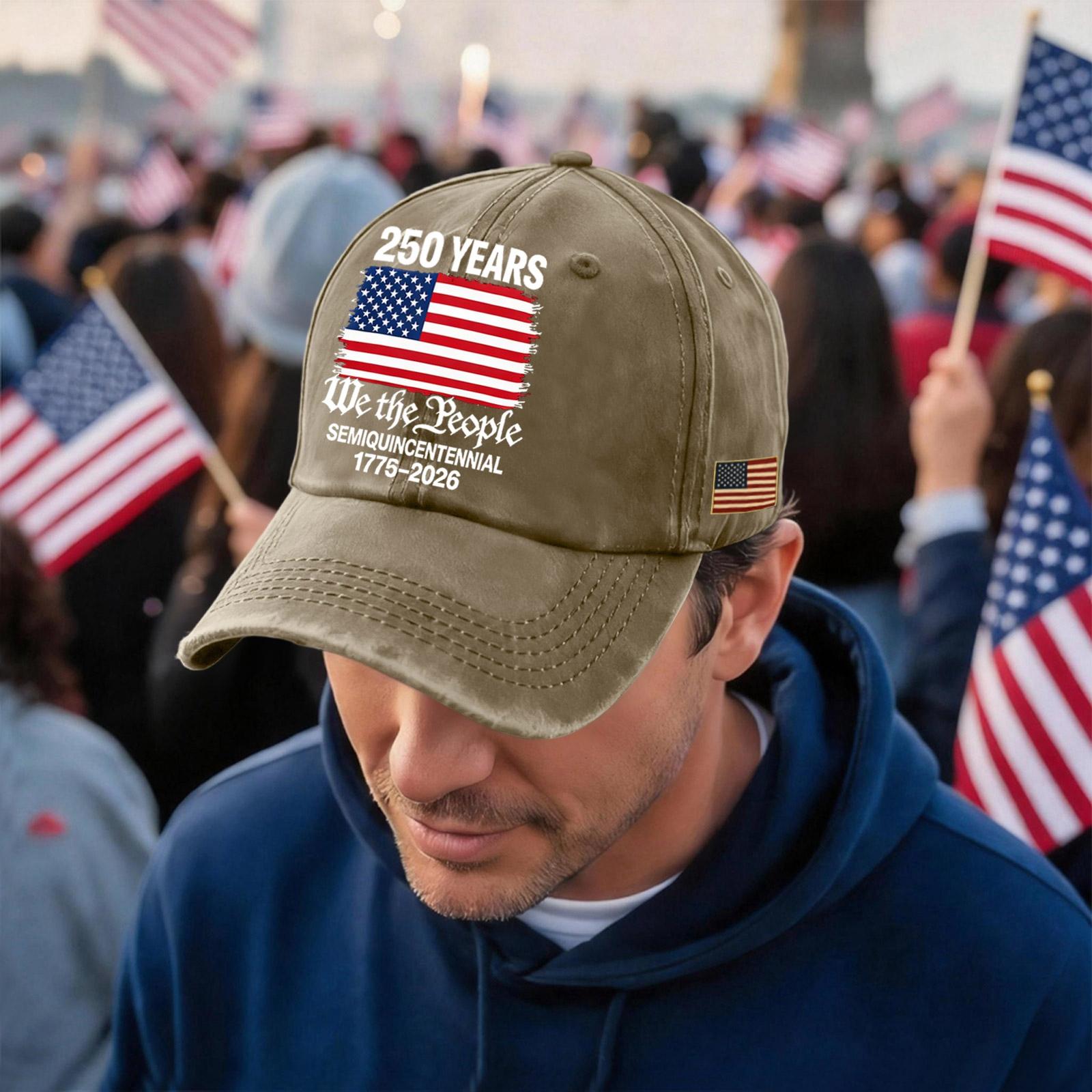 Men s and Women s Matching American 250th Anniversary Anniversary Embroidered Vintage Washed Baseball Cap One Size хакі
Men s and Women s Matching American 250th Anniversary Anniversary Embroidered Vintage Washed Baseball Cap One Size хакі